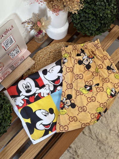 Pijamas Mickey corto 