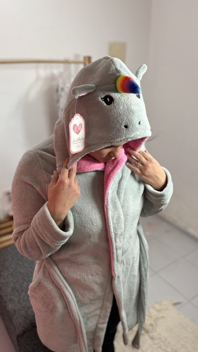 Bata polar unicornio 