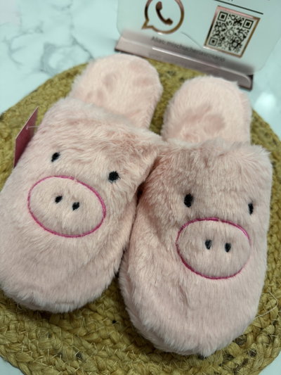 Pantuflas chanchito 