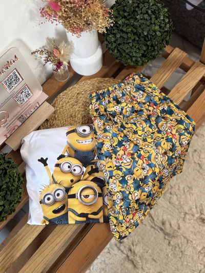 pijama corto minions