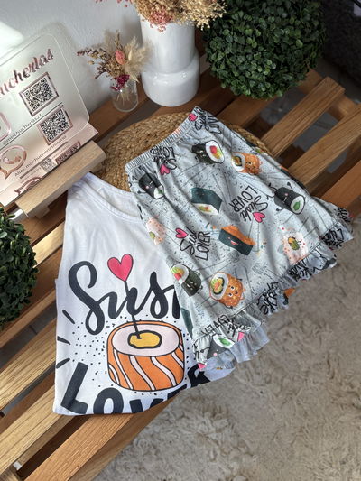 pijama corto sushi