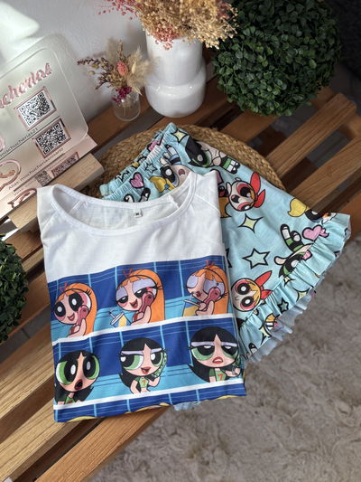 pijama corto chicas super poderosas