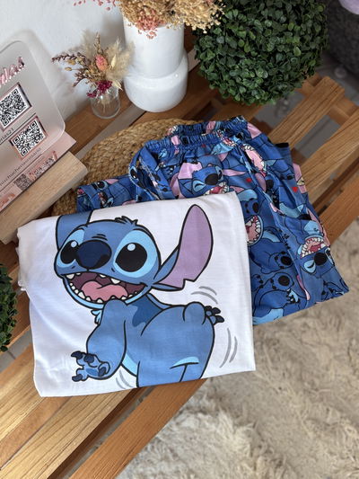 pijama largo stich