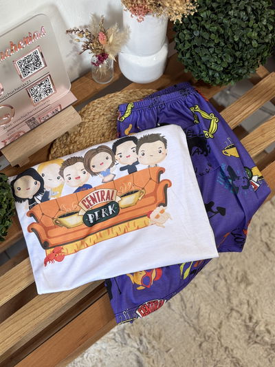 pijama corto friends Lila