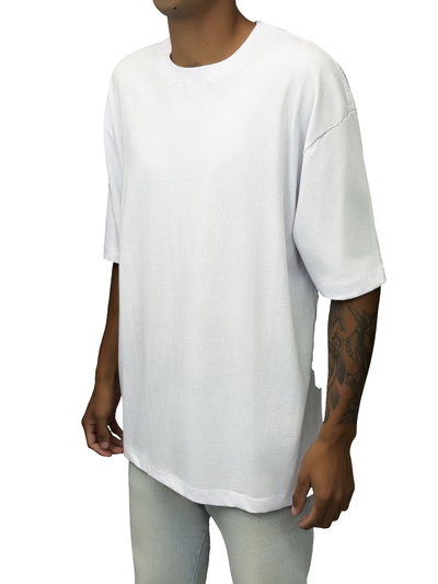 CALCIO Remera Over Blanca