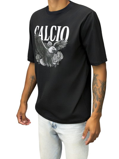 CALCIO Remera Over estampa