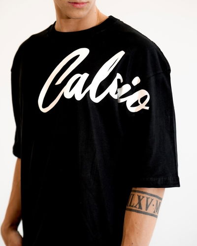 CALCIO Remera Over estampa