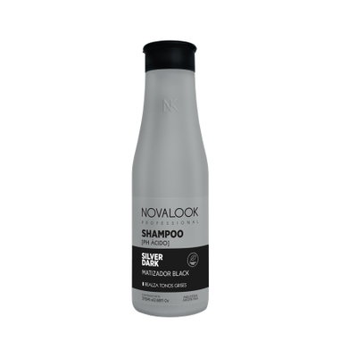 SHAMPOO BLACK 375ML NOVALOOK