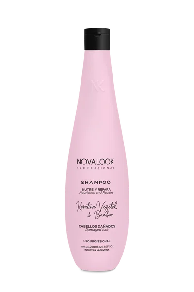 SHAMPOO CON KERATINA & BAMBOO 760ML NOVALOOK