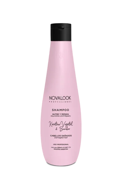 SHAMPOO CON KERATINA & BAMBOO 325ML NOVALOOK