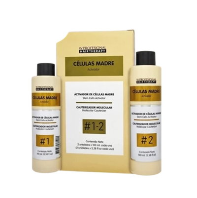 CELULA MADRE FASE 1 Y 2 x200ml HAIR THERAPY