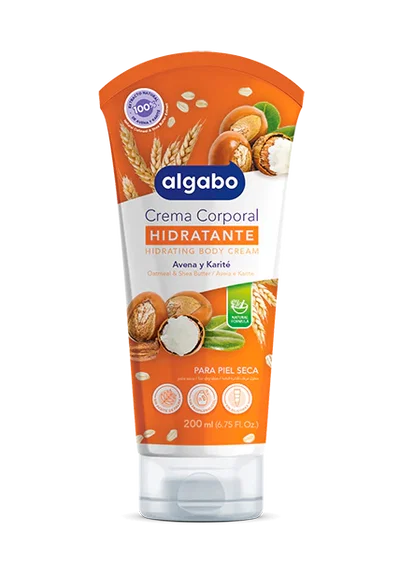 CREMA HIDRATANTE AVENA Y KARITE X 200ML ALGABO                                                                                                        
