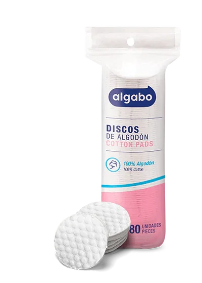 DISCOS DE ALGODON DEMAQUILLANTES X80U ALGABO                                                                                                          