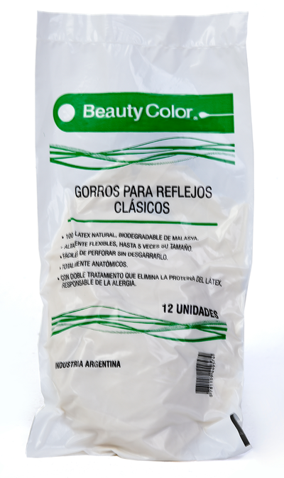 GORROS LATEX  BEAUTY COLOR CLASICOS X1UN                                                                                                             