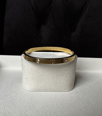 Esclava Amour circonia Gold 