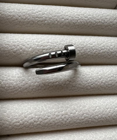 Anillo Clavo Car silver