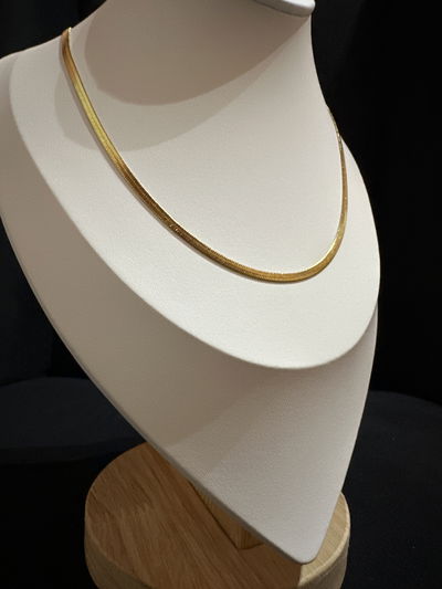 Cadena chata gold 