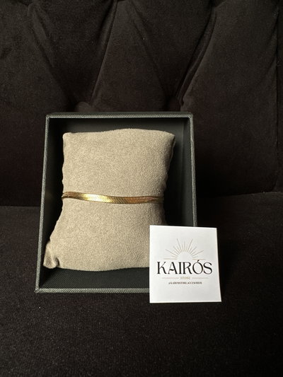 Pulsera plana Gold