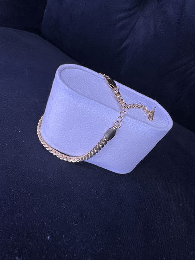 Pulsera chata gold 