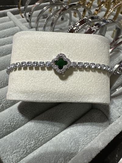 Pulsera Van-C circonita verde