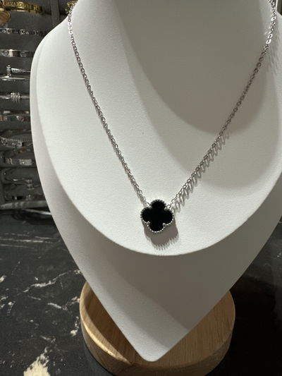 Cadena Van-V negro y Silver 