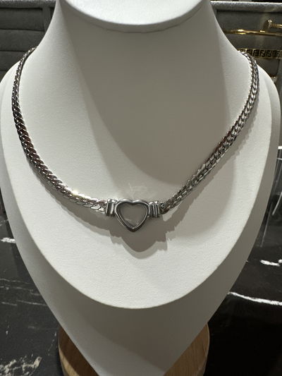 Cadena cuore Silver 