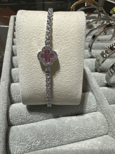 Pulsera Van-C circonita rosa