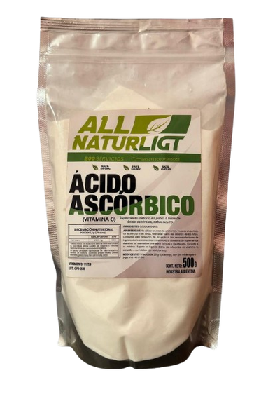 Acido Ascorbico Vitamina C All Naturligt 500g