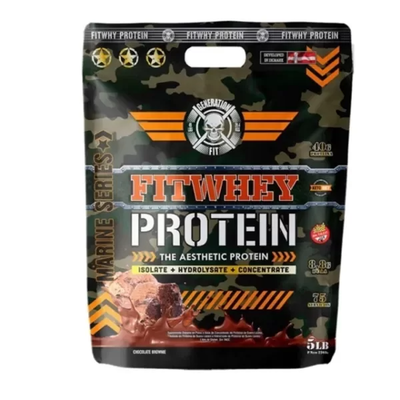 Whey Protein Generation Fit Protein Blend Concentrada + Isolada + Hidrolizada 5 LBS 