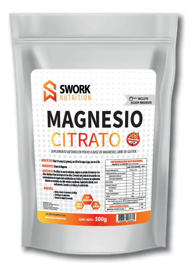 Citrato de Magnesio Swork 500G