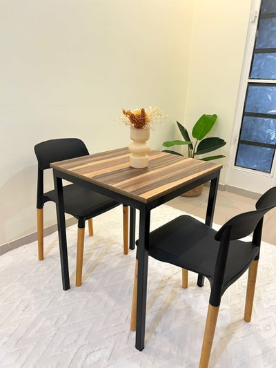 MESA MELAMINA EN GUYUBIRA 60X60/ 70X70/ 80X80 +2 SILLAS MILAN