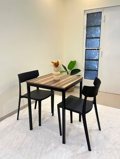 MESA MELAMINA GUAYUBIRA 60X60/ 70X70/ 80X80 +2 SILLAS ROMA 