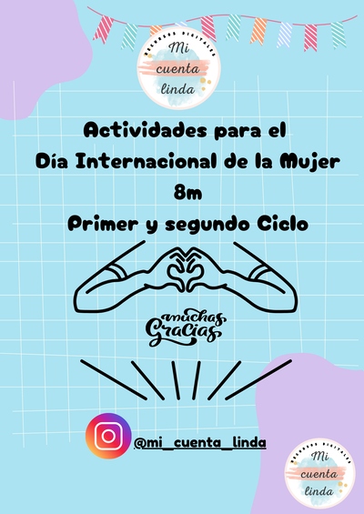 Pack de Actividades para el "Dia de la Mujer" 8M