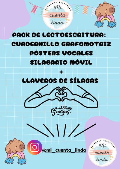 Pack lectoescritura