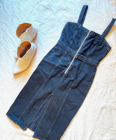 Vestido Jean Zara (M)