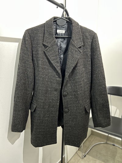 Saco Sastrero Cuadrillé Gris y Marrón (M)