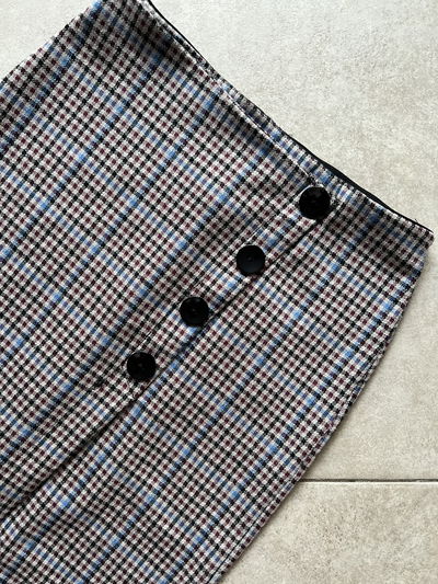 Falda Midi Stradivarius (L)