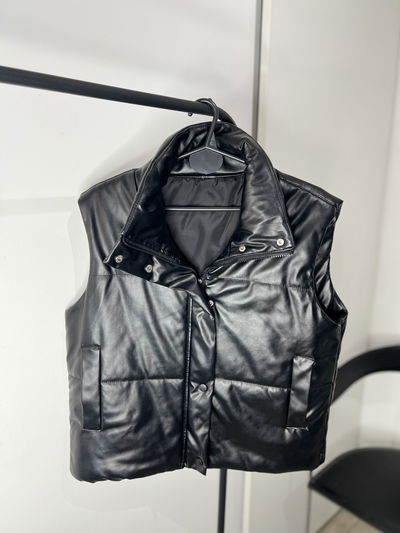 Chaleco Puffer Negro (M/L)