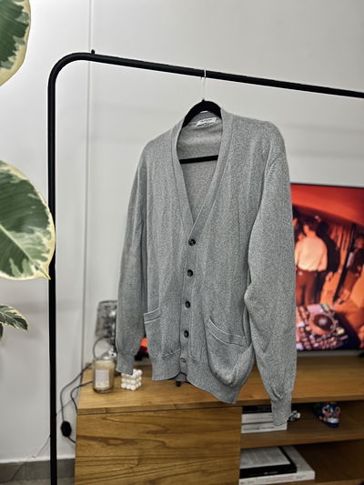 Cardigan Gris Lana (L)