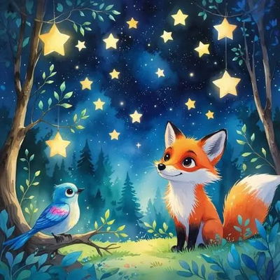 Amigos del bosque 50x50 (diamantes cuadrados , calidad estándar) 