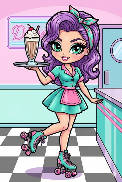 Candy Roller 40x55 (Diamantes cuadrados)