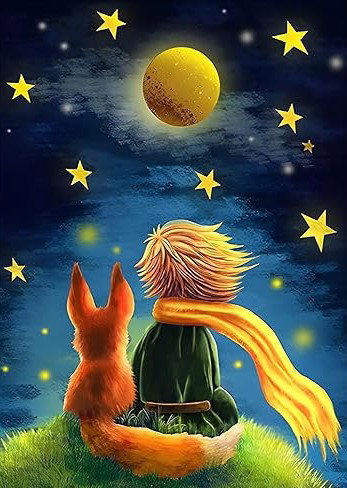 El principito 30x40(Diamantes cuadrados)