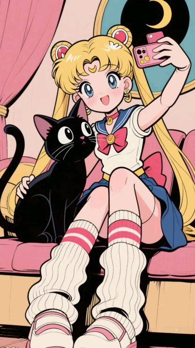 Sailor Moon  40x70 (Diamantes cuadrados)