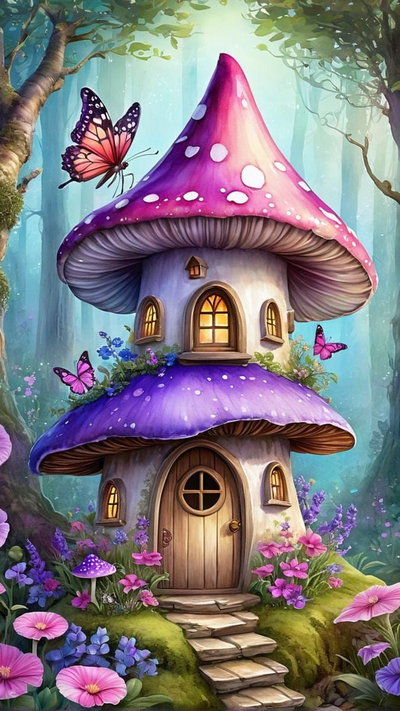 Casita mística 40x70 (Diamantes cuadrados , 3AB )