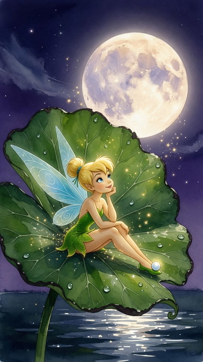 Tinkerbell 40x60 (Diamantes cuadrados , 3Ab)