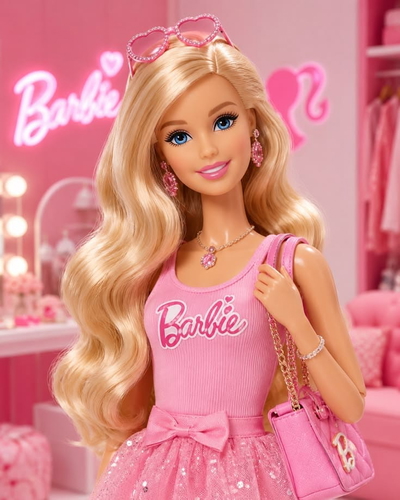 Barbie 40x50 (Diamantes cuadrados , 3Ab)