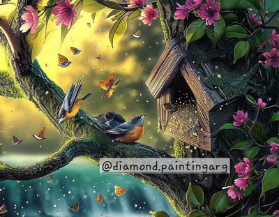 Pajaros 40x50