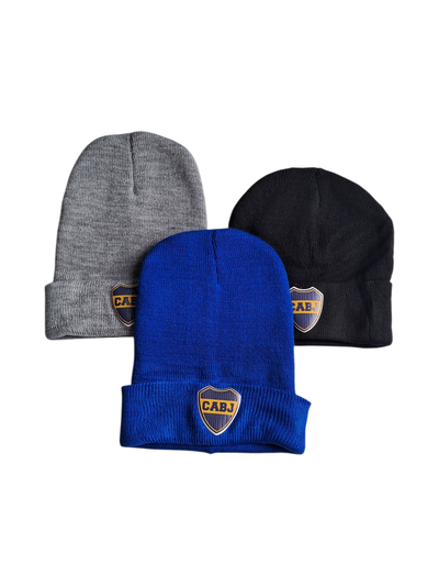 GORRO DE LANA CABJ RETRO AZUL
