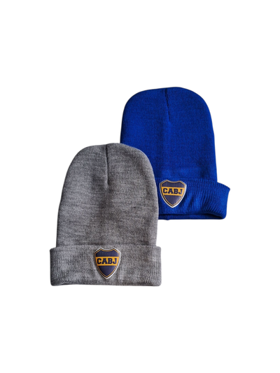 GORRO DE LANA CABJ RETRO GRIS