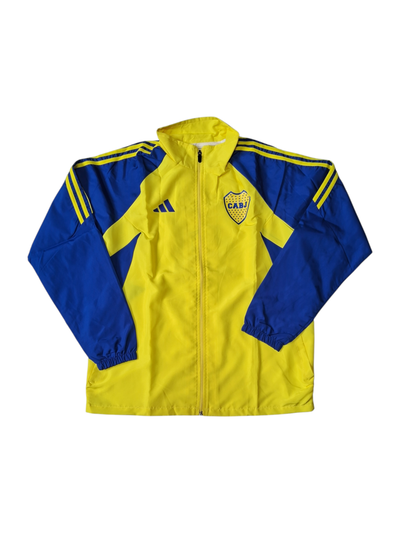 CAMPERA ROMPEVIENTO CABJ AMARILLO Y AZUL
